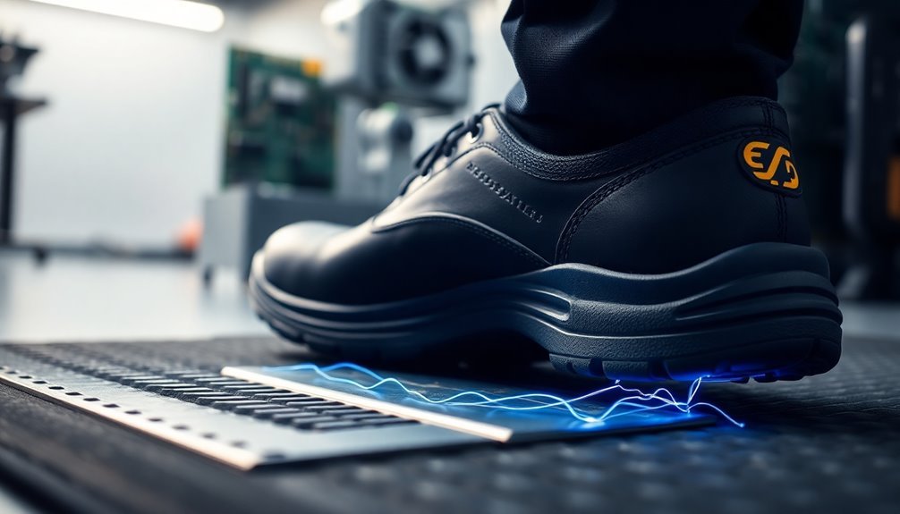 electrostatic discharge footwear standards
