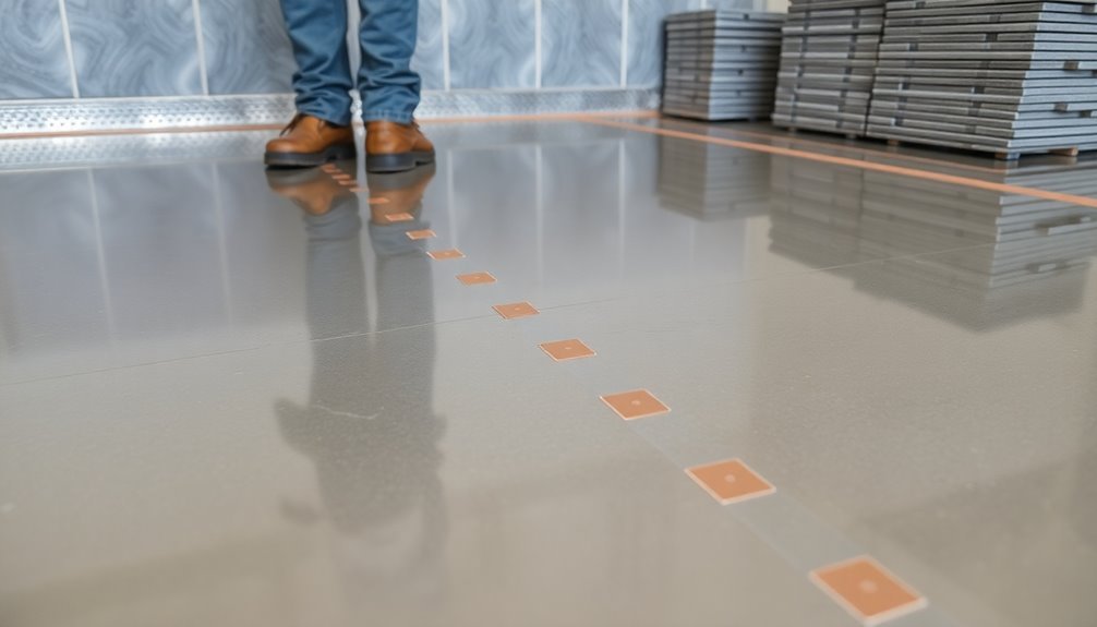 static dissipative flooring installation