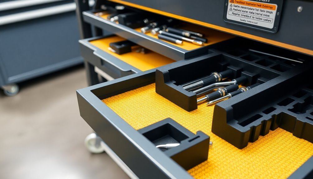 adjustable esd storage carts