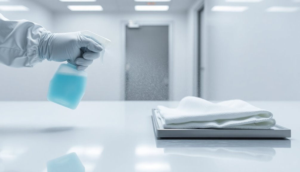 antistatic cleanroom surface cleaning