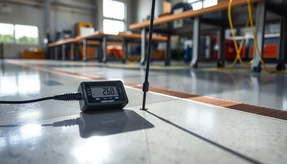 antistatic flooring evaluation process