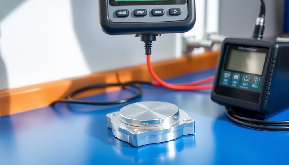 charged plate monitor measurements