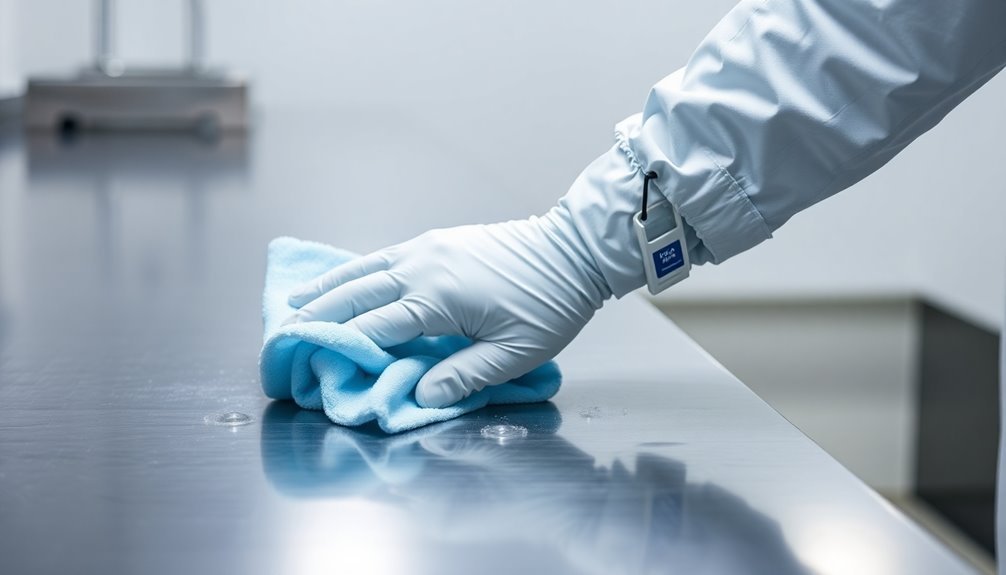 cleanroom surface preparation guidelines