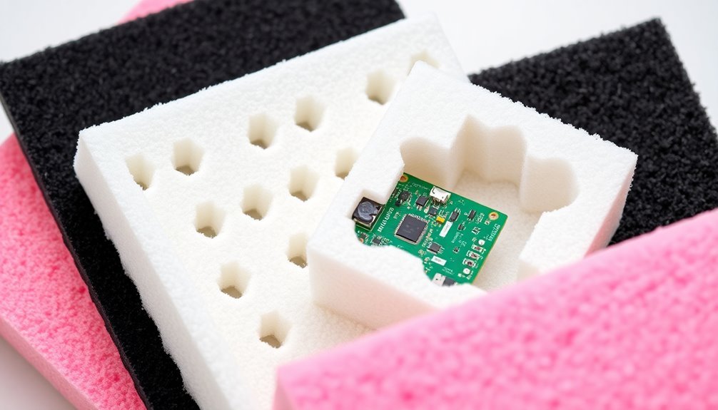 conductive anti static dissipative foams