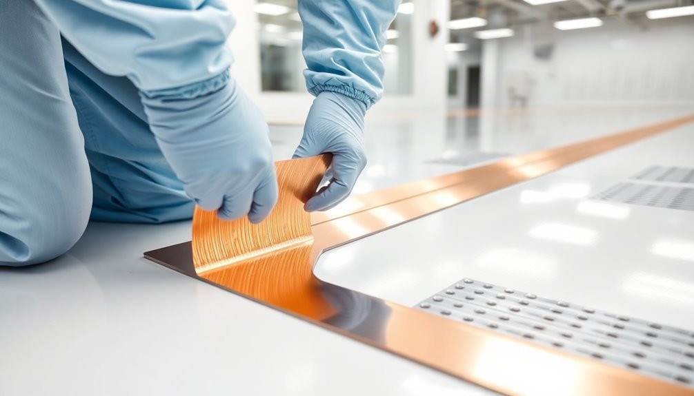 conductive material integration process