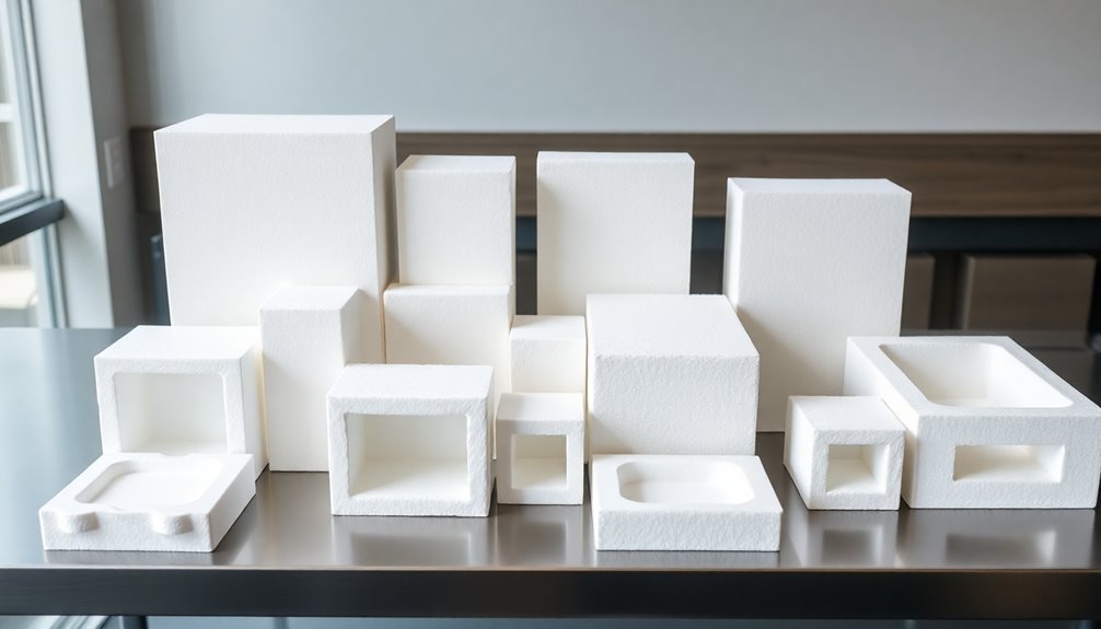 customizable sizes and materials