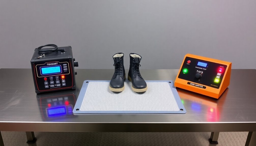 daily esd footwear testing