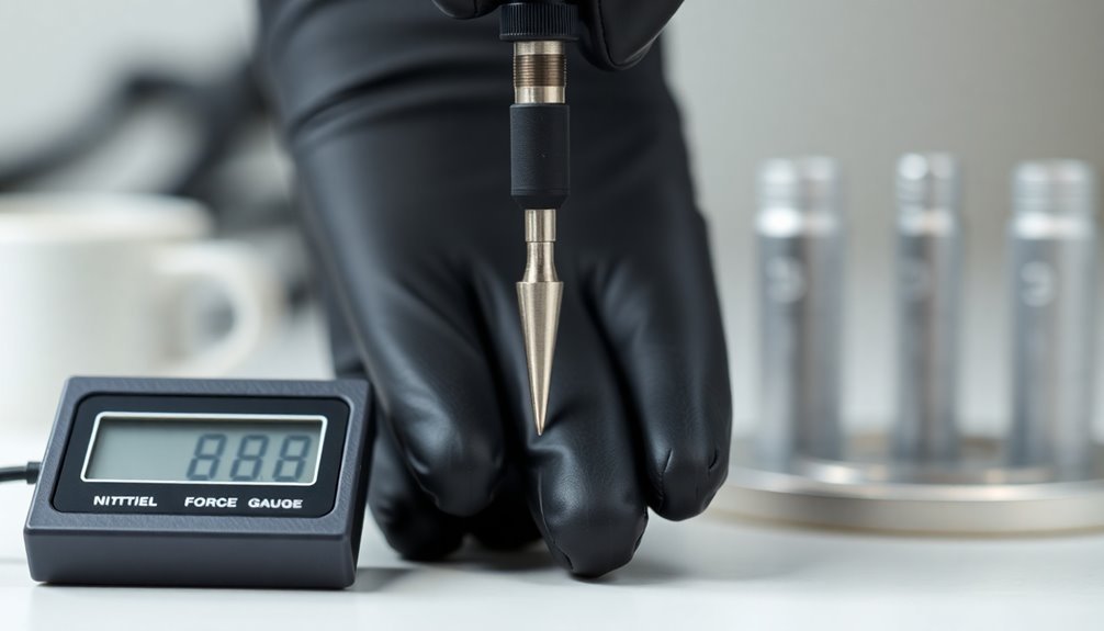 evaluating material puncture strength