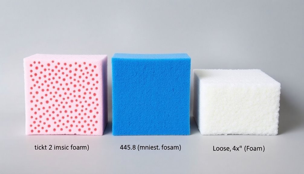 foam density and type