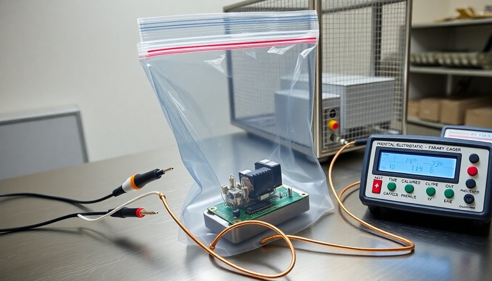 high voltage charge dissipation