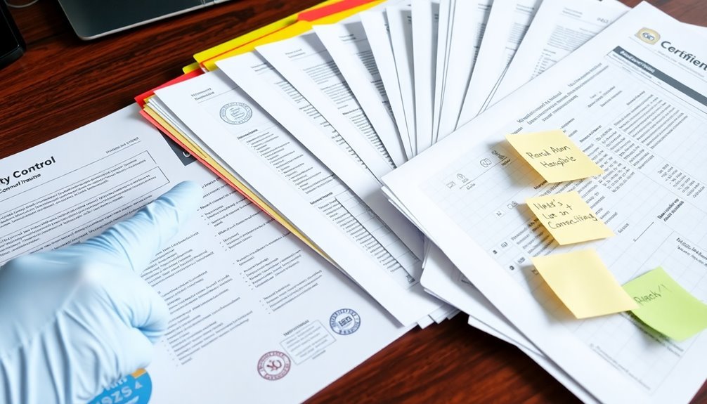 material handling procedures documentation