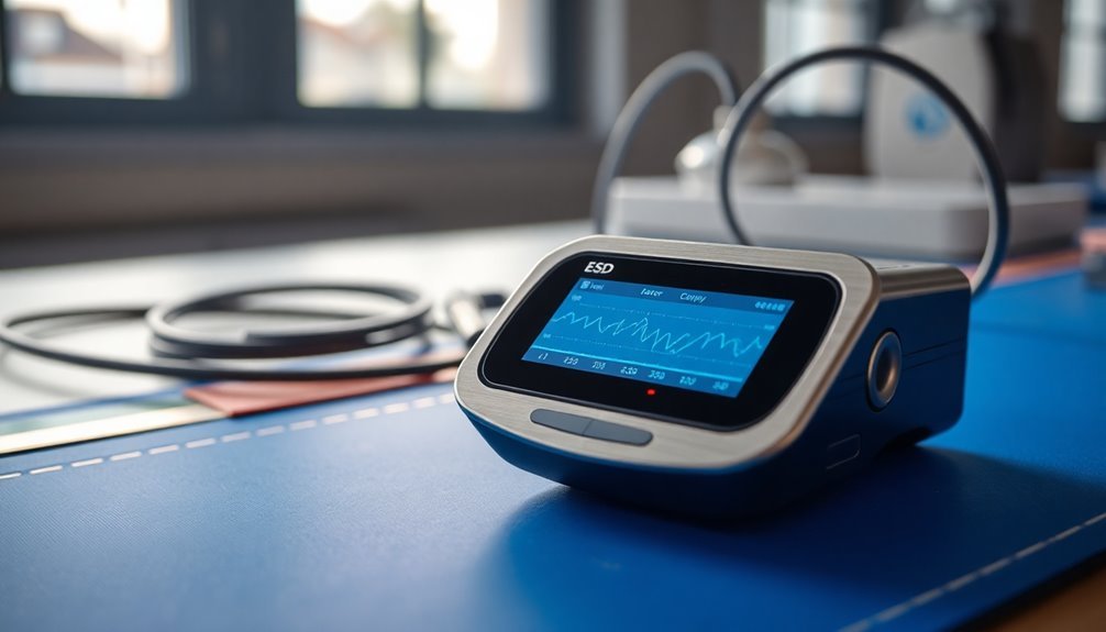 measuring electrostatic charge dissipation