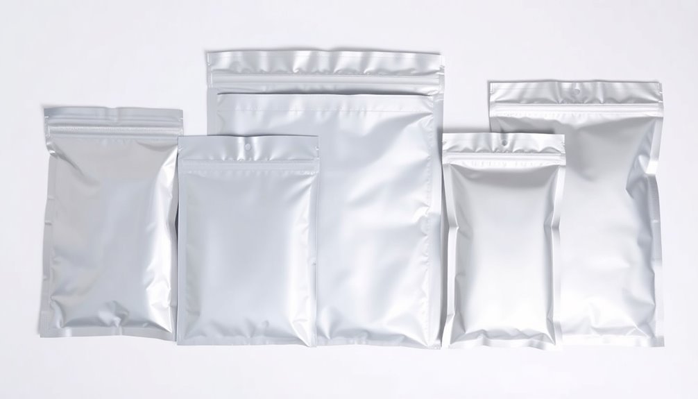 metal in shielding storage bags