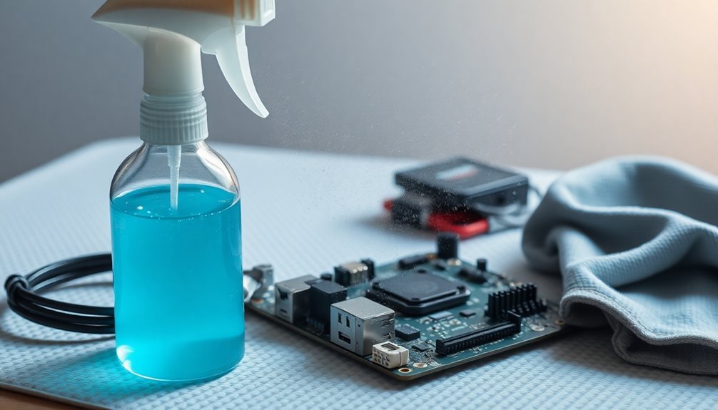 mix water alcohol softener