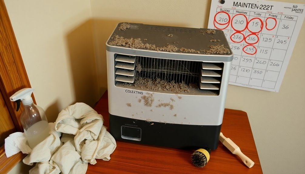 neglecting routine upkeep tasks