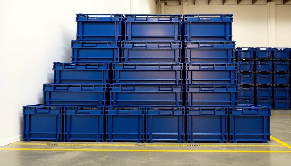stable and secure stacking