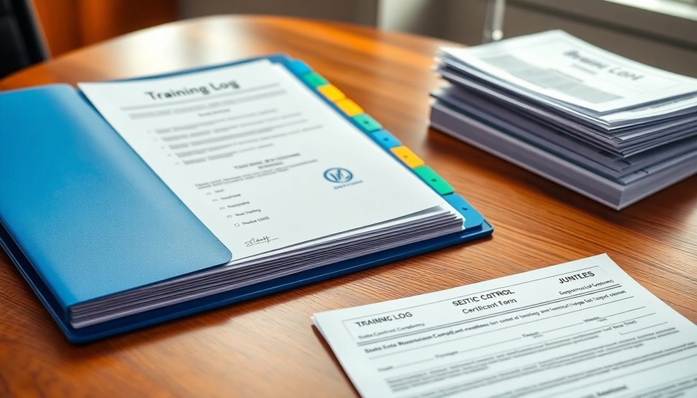 training and certification records