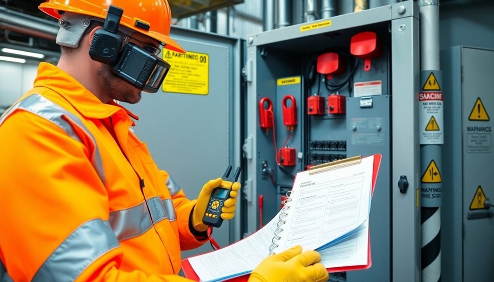 visual inspection and compliance verification identify potential hazards implement corrective actions